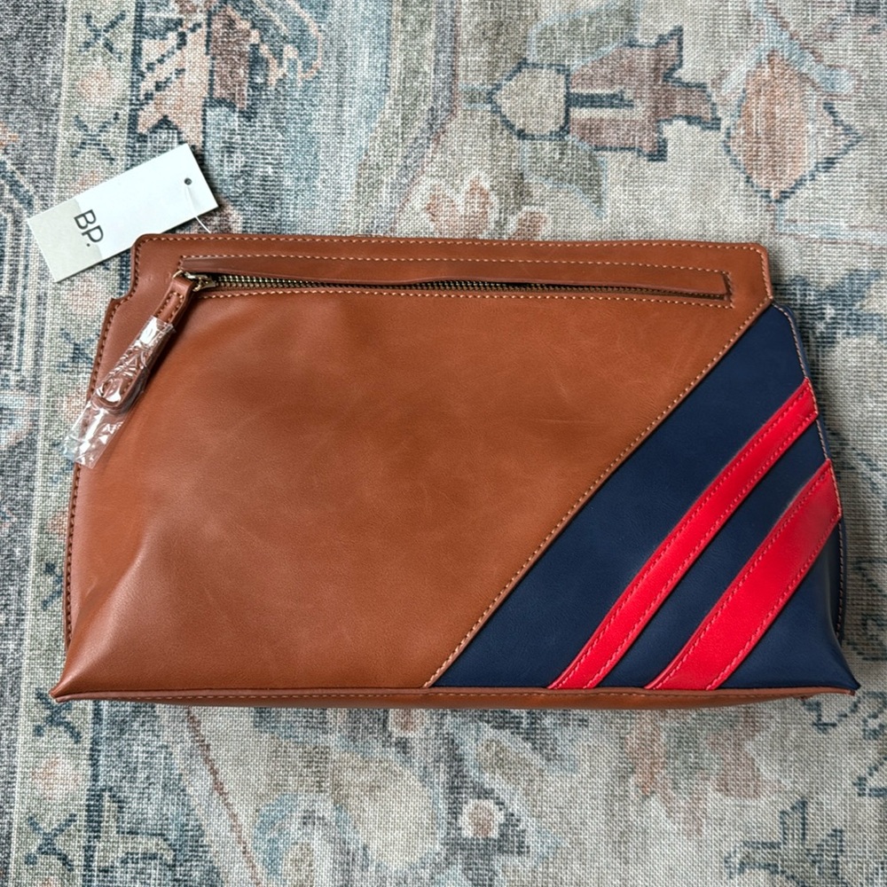 NWT BP Nordstrom Faux Leather Clutch